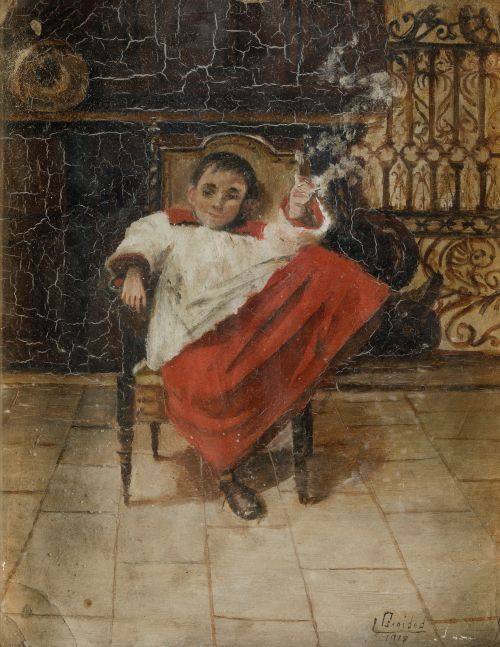 ESCUELA ESPAÑOLA, SPANISH SCHOOL (Early 20th Century) "Alta