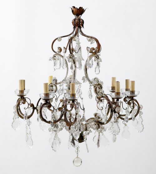 Louis XV style ceiling lamp, 20th century