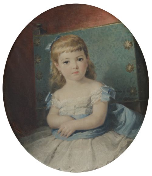 RICARDO BALACA, "Retrato de la niña Maria Teresa Alcalá-Gal