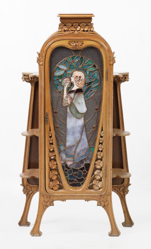 Modernist display case, possibly Joan Busquets, Barcelona,