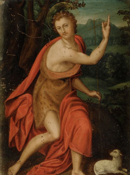 ESCUELA ITALIANA, ITALIAN SCHOOL (17th century) "Saint John