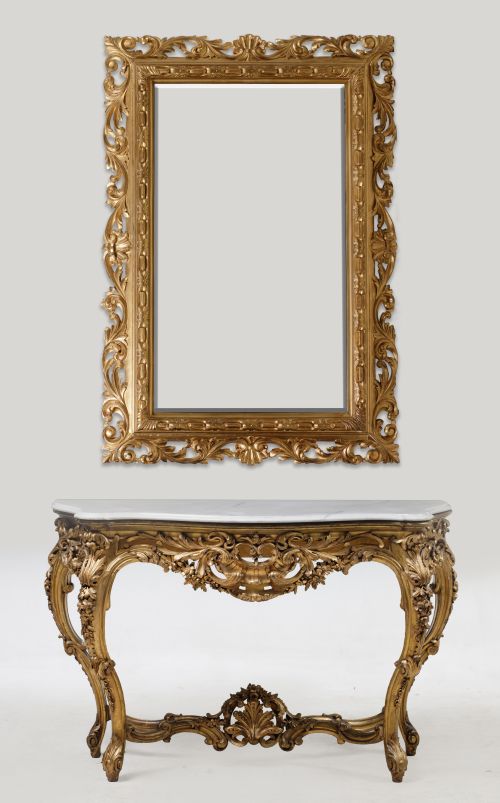 Baroque style console table, Spain, 19th century