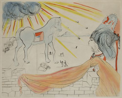 SALVADOR DALÍ Y DOMENECH, SALVADOR DALI AND DOMENECH Figuer