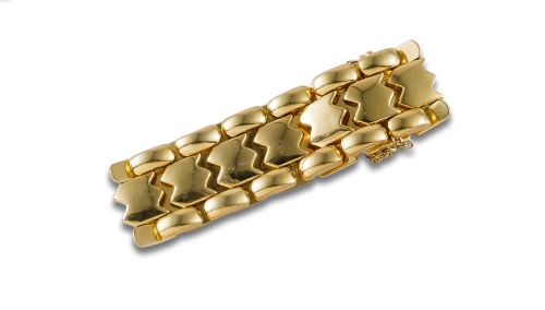 WIDE GOLD BRACELET