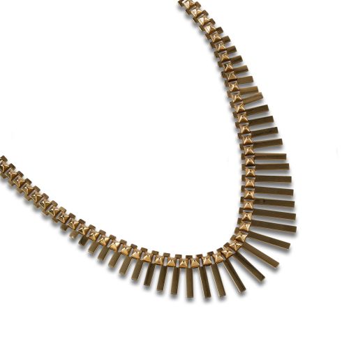 COLLAR VINTAGE DE ORO ROSA