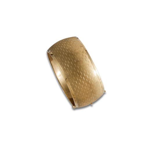 PULSERA ANCHA DE ORO DE 18 k