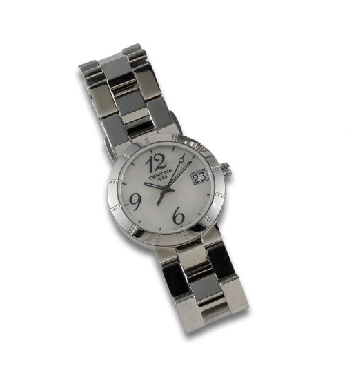 RELOJ CERTINA SOLAR DE ACERO LADY