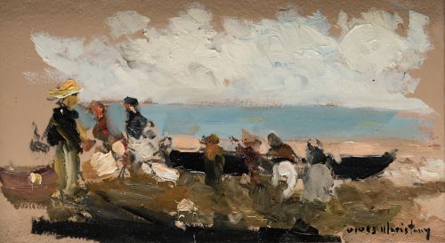 VIVES  MARISTANY, VIVES MARISTANY (20th Century) "Beach"
