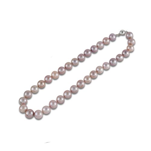 COLLAR DE PERLAS AUSTRALIANAS Y PLATA