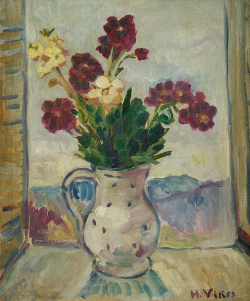 HERNANDO VIÑES Paris, France (1904) / (1993) "Jar with flow