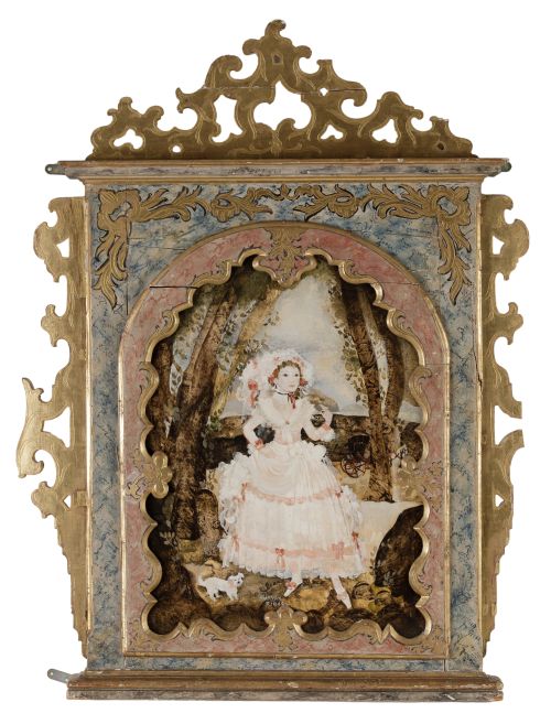 MARIA RIBAS, MARIA RIBAS ( / 20th Century) "Girl Walking wi