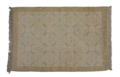 Alfombra estilo Cuenca de lana anudada a mano, Fundación de