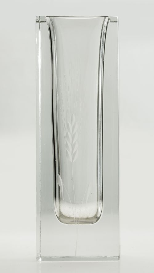 Jarrón de cristal, manufactura Pagnin & Bon, Murano, med. S