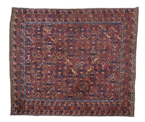 Alfombra persa de lana anudada a mano, S. XX