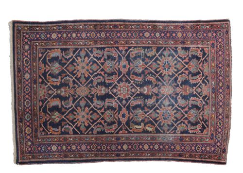 Alfombra persa de lana anuda a mano, S. XX