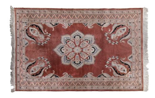 Alfombra persa de lana anuda a mano, S. XX