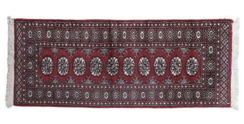 Alfombra persa de pasillo de lana anuda a mano, S. XX