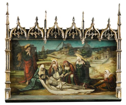 ESCUELA ESPAÑOLA, SPANISH SCHOOL (16th Century) "Holy Buria