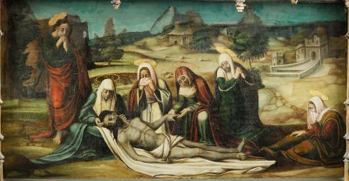 ESCUELA ESPAÑOLA, SPANISH SCHOOL (16th Century) "Holy Buria