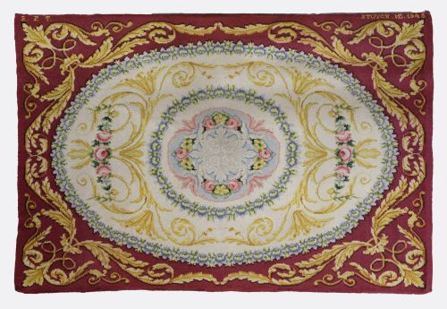 Alfombra de lana anudada a mano, Real Fábrica de Tapieces,