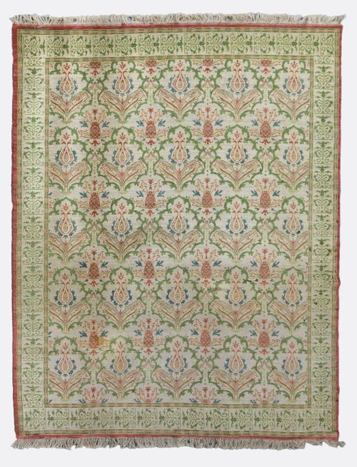 Alfombra de lana anudada a mano dieñso Cuenca, Miguel Stuyc