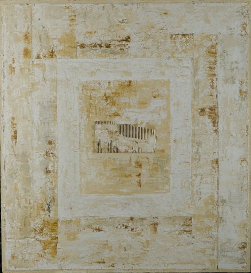 LOURDES ORTIZ ECHAGUE, "Composición", 2003, Técnica mixta s