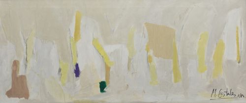 MIGUEL COSTALES, "Sin título", 1984, Óleo y grafito sobre l