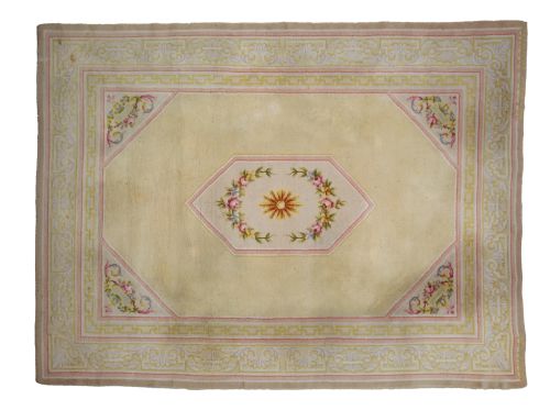 Alfombra de estilo fernandino de lana anudada a mano, Migue