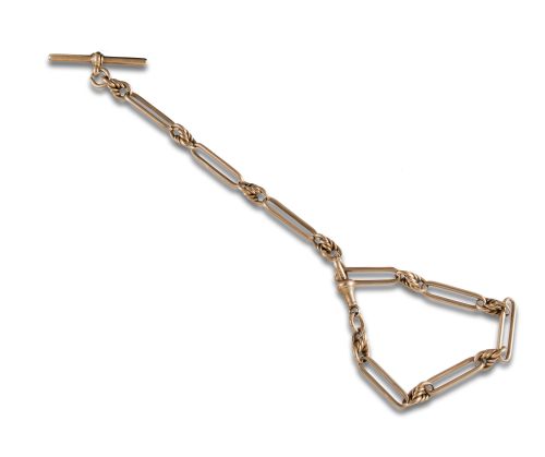 LEONTINA VICTORIANA DE ORO DE 15K