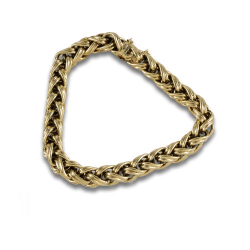 PULSERA DE ESLABONES DE ORO DE 18K