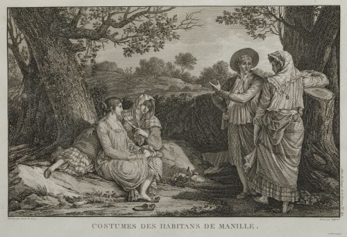 JEAN-FRANÇOISE DE LA PEROUSE, "Trajes de los habitantes de