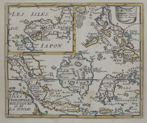 NICOLAS DE FER, "Mapa de las Islas Filipinas", Grabado al c