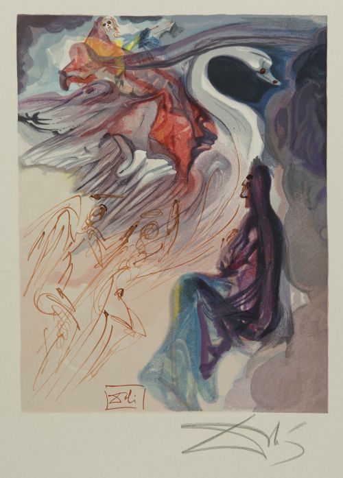 SALVADOR DALÍ Y DOMENECH, "La Divina Comedia de Dante Aligh