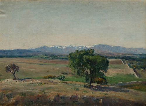 AURELIANO DE BERUETE Y MORET, "La tapia de El Pardo y el Gu
