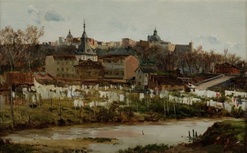 JOSÉ LUPIÁÑEZ Y CARRASCO, "Vista de Madrid desde el río Man