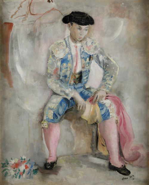 EMILIO GRAU SALA, "El joven torero", 1936, Óleo sobre lienz