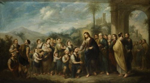 JOSE MARIA ROMERO LOPEZ, "Jesús sana a dos ciegos que creen