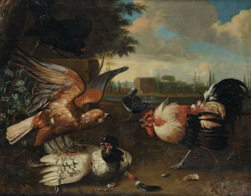 SEGUIDOR DE MELCHIOR DE HONDECOETER, FOLLOWER OF MELCHIOR D