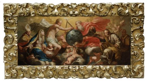 ANÓNIMO, ANONYMOUS (17th / 18th century) "The Virgin with s