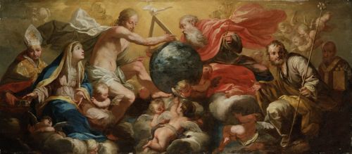 ANÓNIMO, ANONYMOUS (17th / 18th century) "The Virgin with s