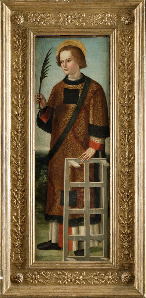 AGOSTINO DA VAPRIO, "San Esteban" y "San Lorenzo", Pareja d