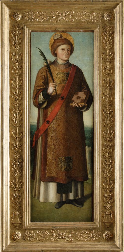 AGOSTINO DA VAPRIO, "San Esteban" y "San Lorenzo", Pareja d