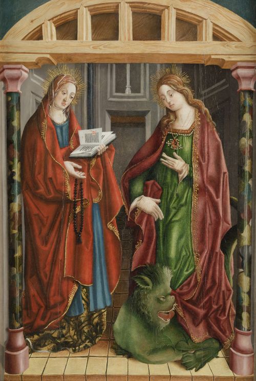 FERNADO GALLEGO Y TALLER, "Santa Catalina de Alejandría y s