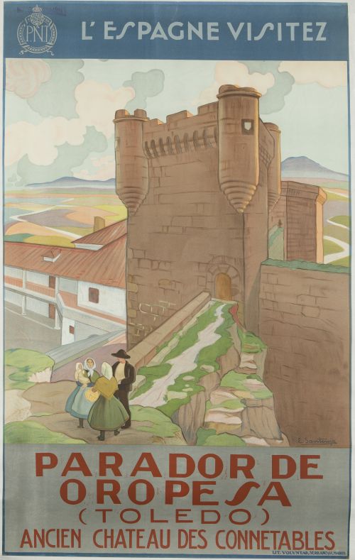 EDUARDO SANTONJA ROSALES, "Parador de Oropesa (Toledo)", Li