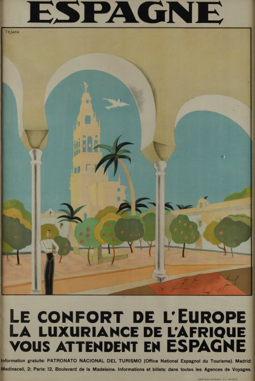 CARLOS SAENZ DE TEJADA, "Córdoba", Litografía sobre papel 