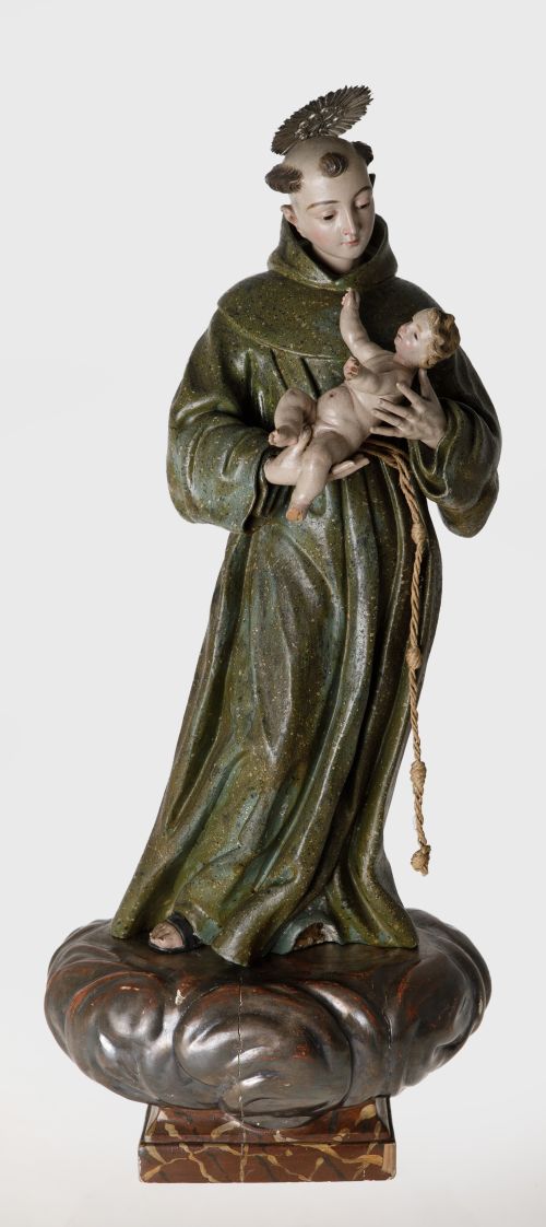 ESCUELA ANDALUZA, "Visión mística de san Antonio de Padua",