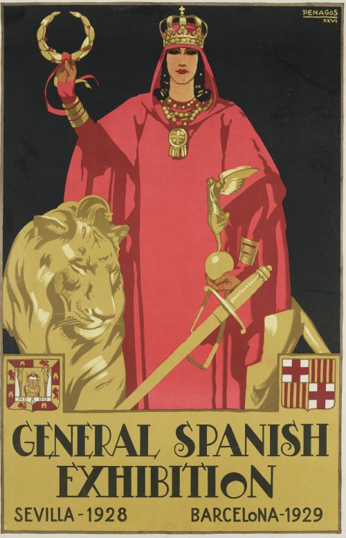 RAFAEL PENAGOS, "General Spanish Exhibition. Sevilla- 1928