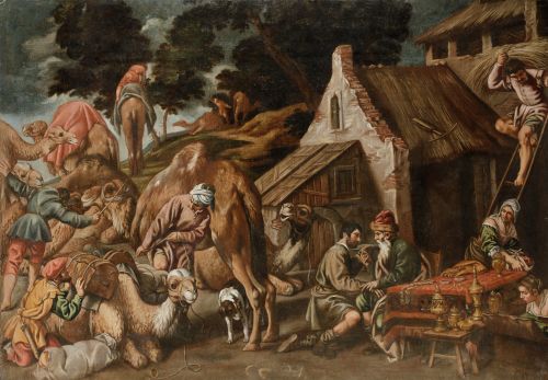 TALLER DE PEDRO ORRENTE , "Abraham envía a Eliezer a buscar