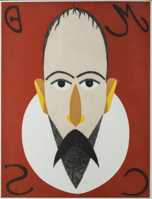 EDUARDO  ARROYO, "Miguel Cervantes de Saavedra", 1997, Grab