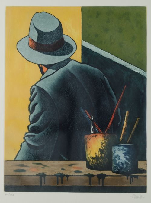 EDUARDO ÚRCULO, "Sin título", Grabado